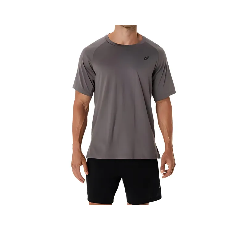 Asics ACTIBREEZE VENTED MESH SHORT SLEEVE TOP T Shirt Men's Gray-0