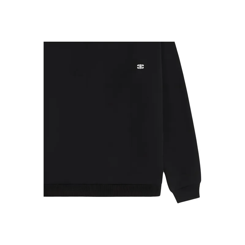 CELINE Triomphe Loose Sweatshirt In Cotton Fleece-4