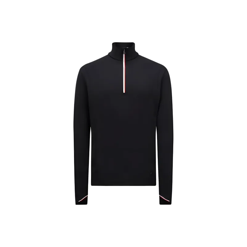 Moncler Logo Patch Front Zipped Sweatshirt-0