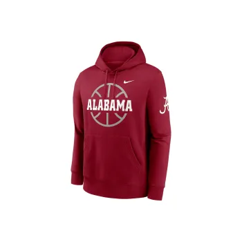 Nike CollegeAlabama FW24 Crimson Tide Club Basketball Icon Sweatshirt Men's Deep Red