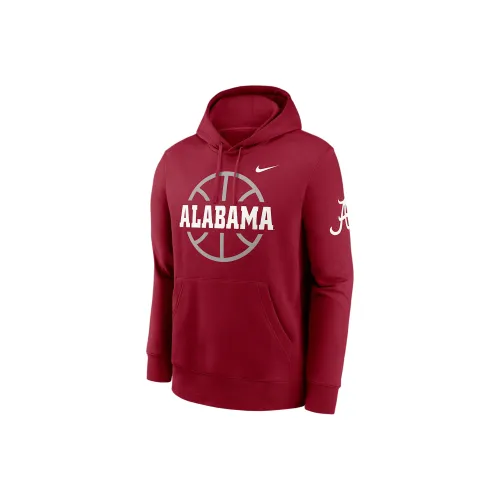 Nike CollegeAlabama FW24 Crimson Tide Club Basketball Icon Sweatshirt Men's Deep Red