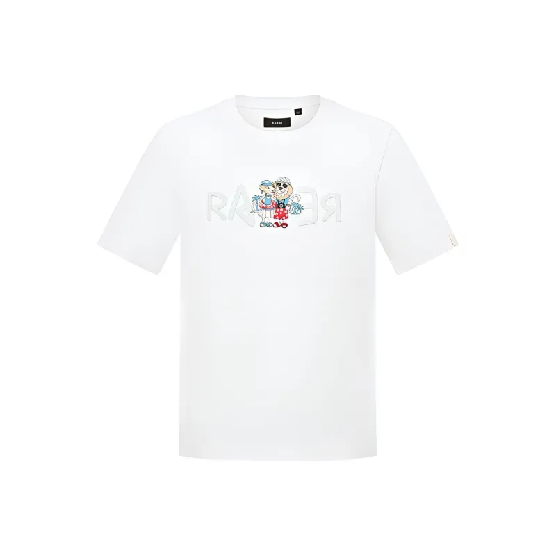 RARE Short Sleeved T Shirts Unisex White-0