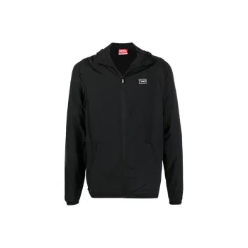 DIESEL Logo patch Detail Hooded Jacket