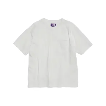 THE NORTH FACE PURPLE LABEL T Shirt Unisex Gray White