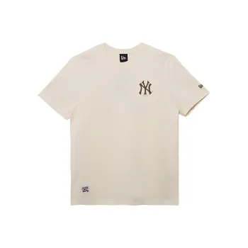 New Era T Shirts Unisex Ivory White