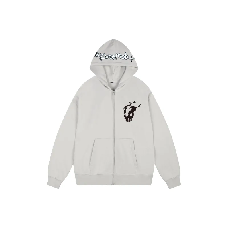 *EVAE+MOB Skull Series Sweatshirt Unisex-6