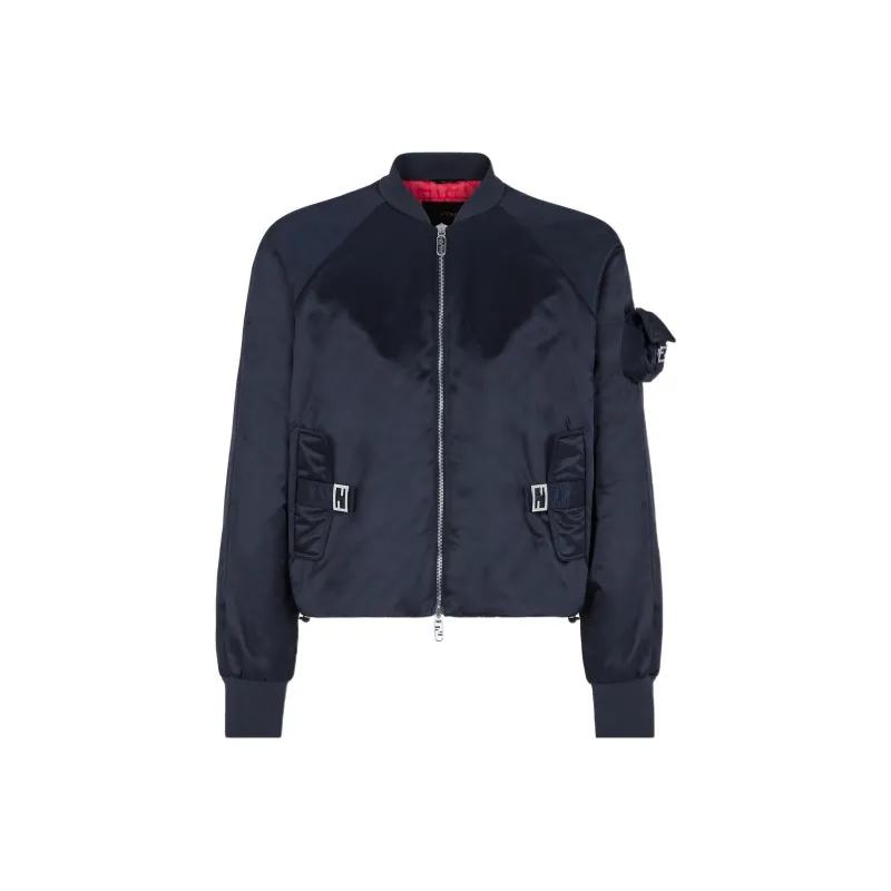 FENDI FW22 Jackets Coats Men's Blue-0