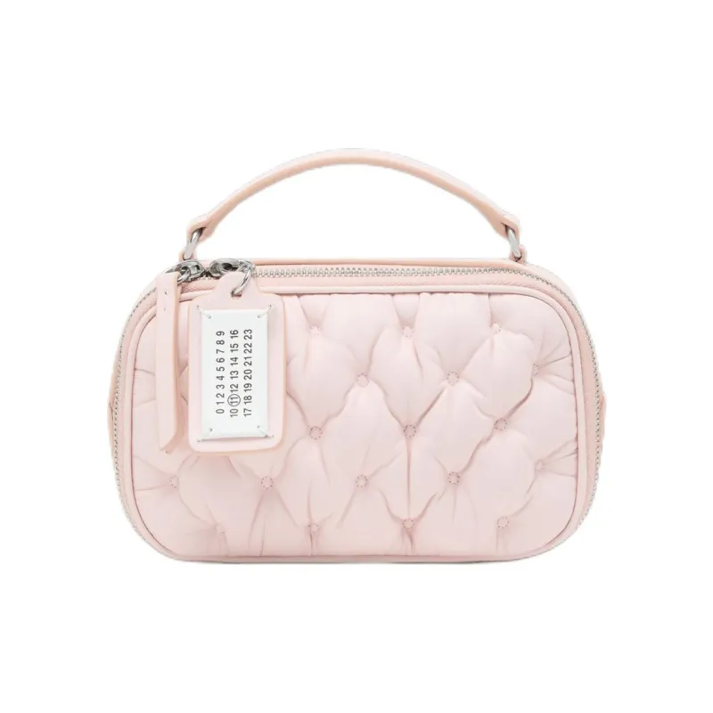 Maison Margiela Glam Slam Sheepskin One Shoulder Handbag Mini Women's Pink-0