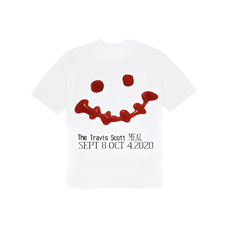 Travis Scott X Cpfm 4 Cj Ketchup T Shirt-1