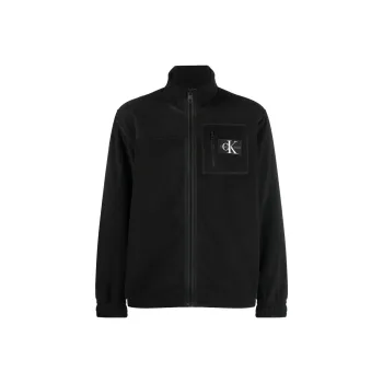 Calvin Klein Cotton Fleece Zipped Jacket