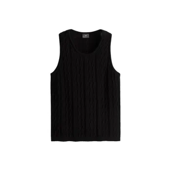 H&M Tank Tops Men Black