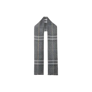 Burberry Knit Scarves Women's Gray