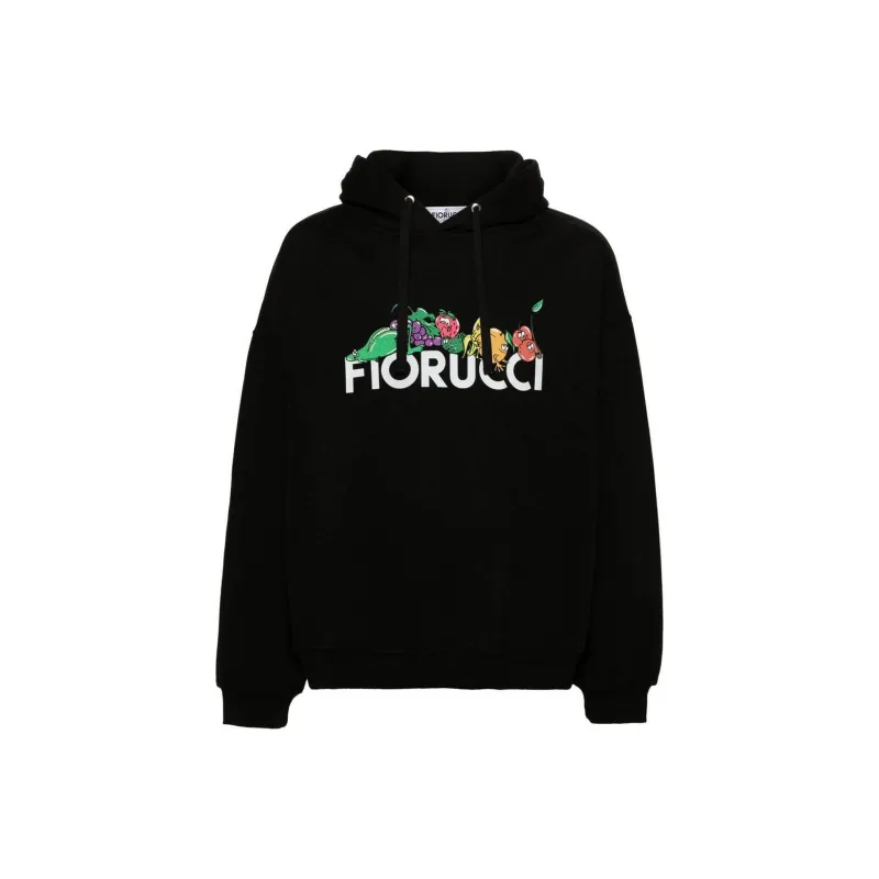 FIORUCCI Logo print Cotton Hoodie-0
