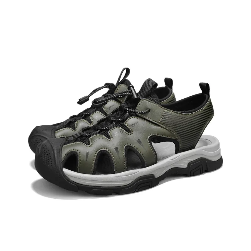QIUTEXIONG Slip Resistant And Breathable River Trekking Shoes Men's-16