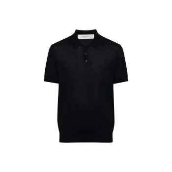 Golden Goose Logo Patch Polo Shirt