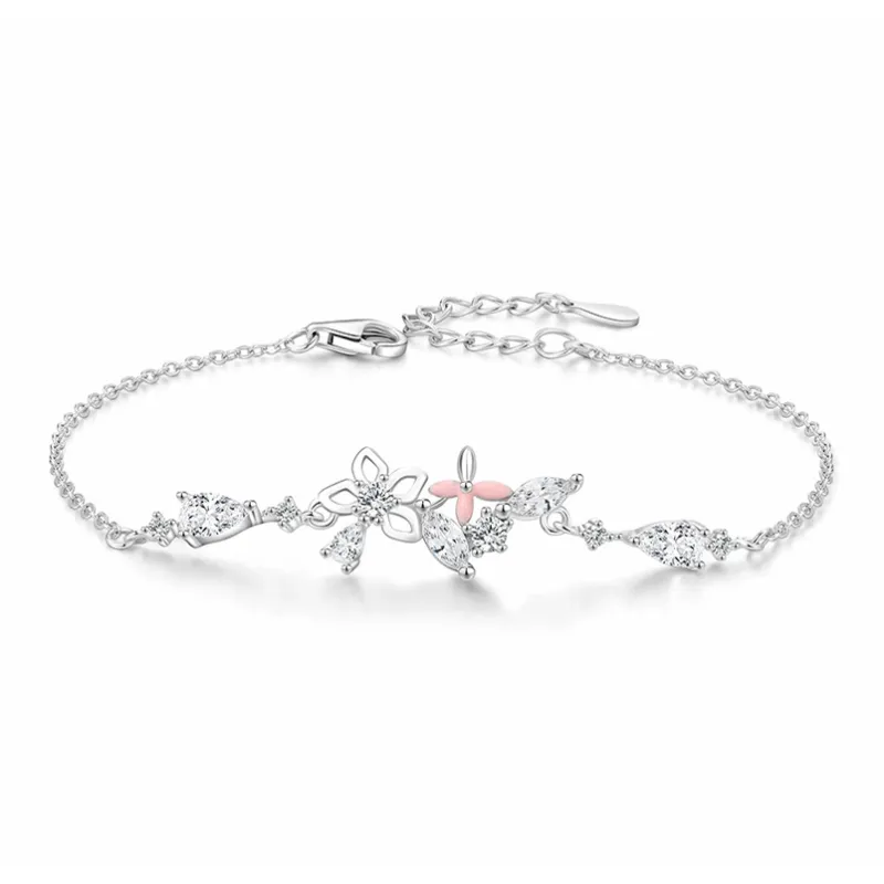 CHINA GOLD S925 Silver Bracelets Women's-3
