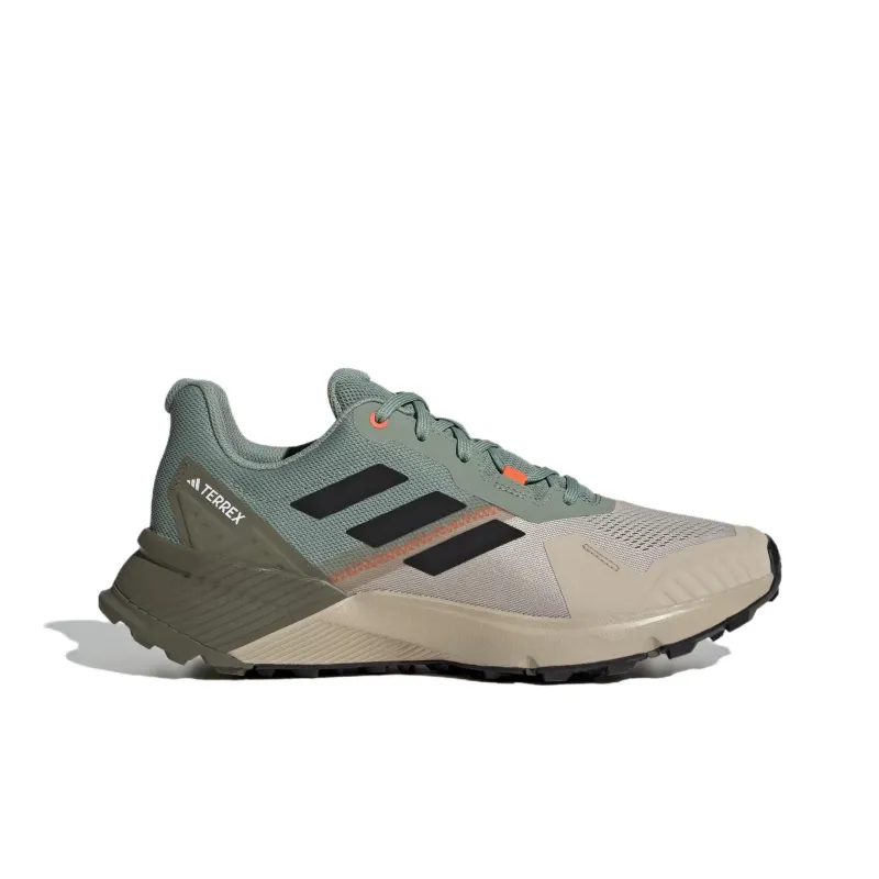Adidas Terrex Soulstride Trail Anti Slip Wear Resistant Low Top Running Shoes Men's Green-1