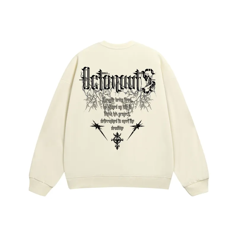 Small Columns Under The Sea Sweatshirt Unisex-5