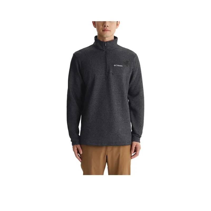 Columbia Hart Mountain GREAT Sweatshirt Men's Black Gray Color-0