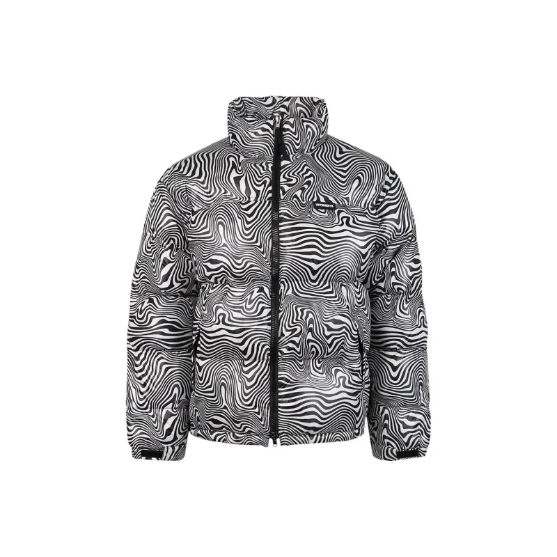 Vetements Logo Zebra Puffer Jacket-0