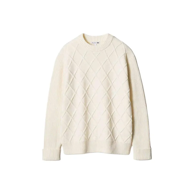 Jw Anderson X UNIQLO JWANDERSON Co brand Knitwear Unisex 01 Ivory-0