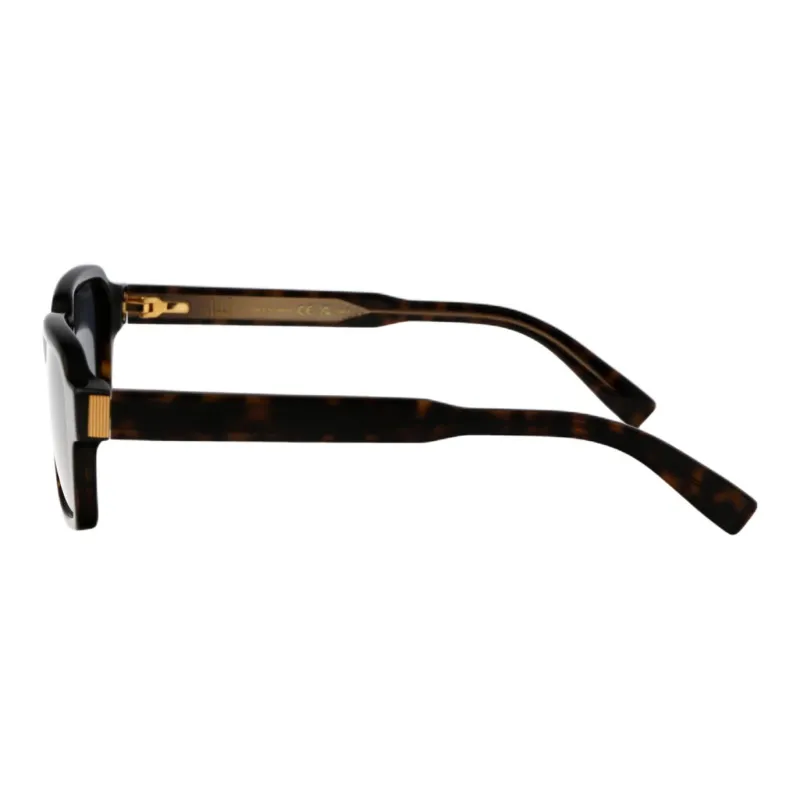 Dunhill Acetate Rectangular Sunglasses Men's Brown-2