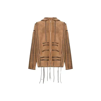 AMIRI Perforated Leather Jacket