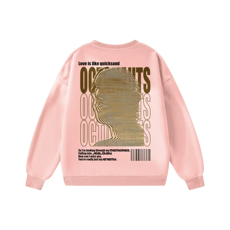 Small Columns Under The Sea Sweatshirt Unisex-4