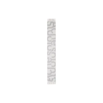 Acne Studios Alpaca Knit Scarves Men's Lime Gray