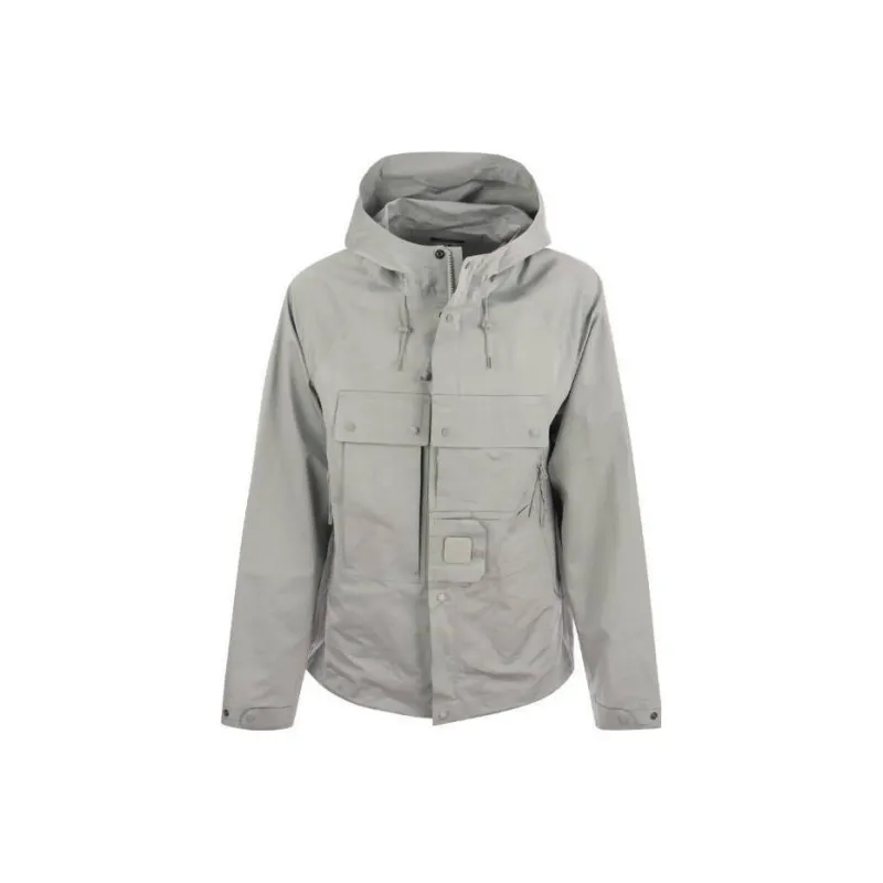 C.P.Company Zip Up Drawstring Hooded Jacket-0