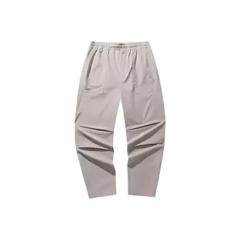 Anta Earthy Shell 2.0 Outdoor Collection Knitted Sports Pants Men's Smoke Gray