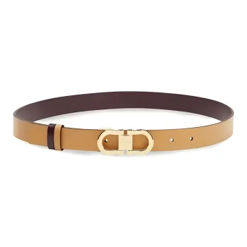Ferragamo Gancini buckle Reversible Leather Belt