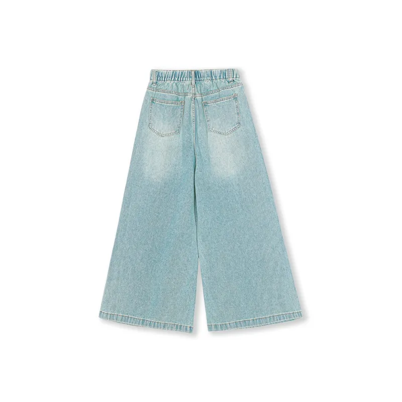 ERIRI Jeans Women's Light Denim Blue-1