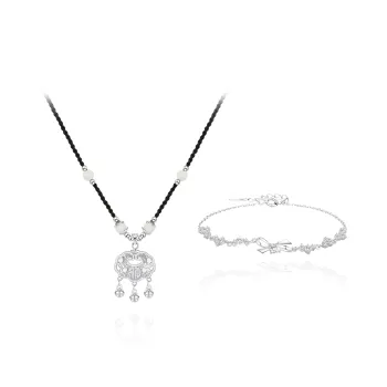 NUSQ Sterling Silver Necklaces Women's