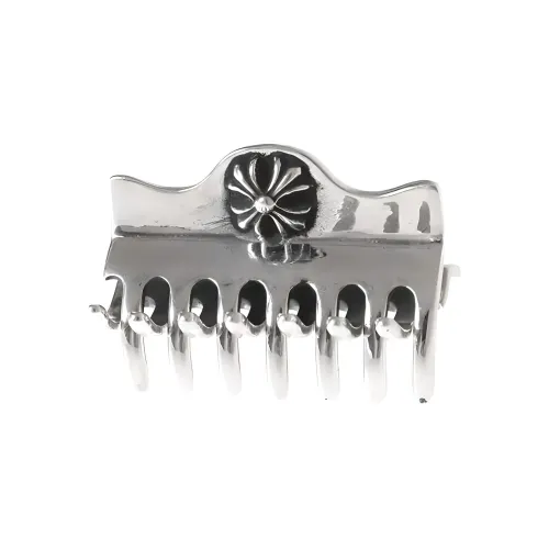 Chrome Hearts Hair Clips Women's Silver