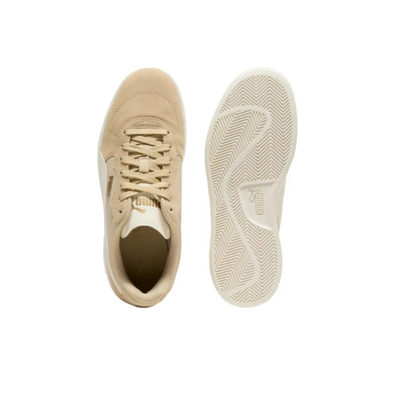 PUMA Astro Anti Slip Wear Resistant Low Top Skateboard Shoes Men's Beige-3