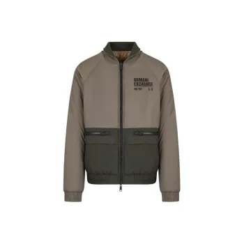 ARMANI EXCHANGE Jackets Men Gray Green