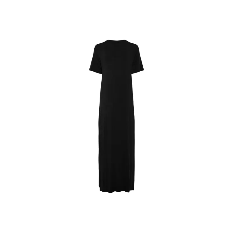 PIECES Short Sleeved Dress Women's Black-1