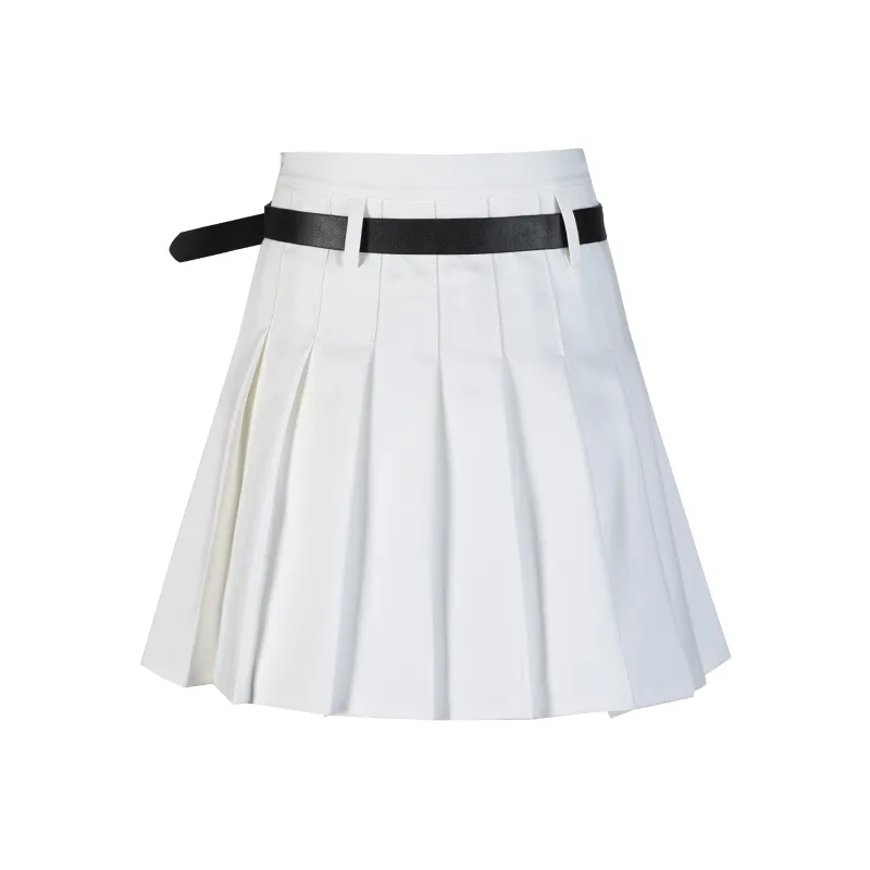 Wen Shan Casual Short Skirts Women's White-7
