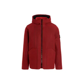 STONE ISLAND Logo Patch Hooded Jacket