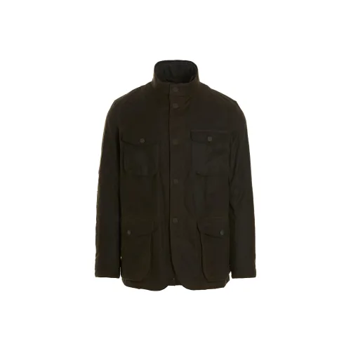 BARBOUR High Neck Button Up Jacket