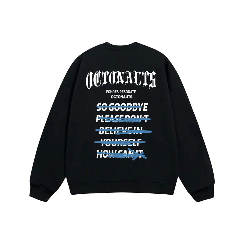 Small Columns Under The Sea Sweatshirt Unisex-0