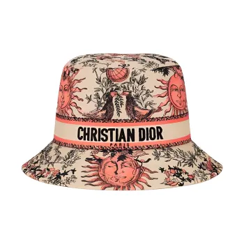 DIOR Polyamide Bucket Hats Women's Coral