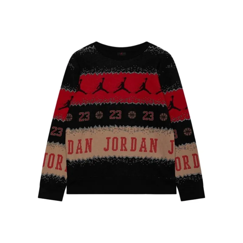 Jordan Essentials Holiday Sweatshirt Unisex Gym Red-0