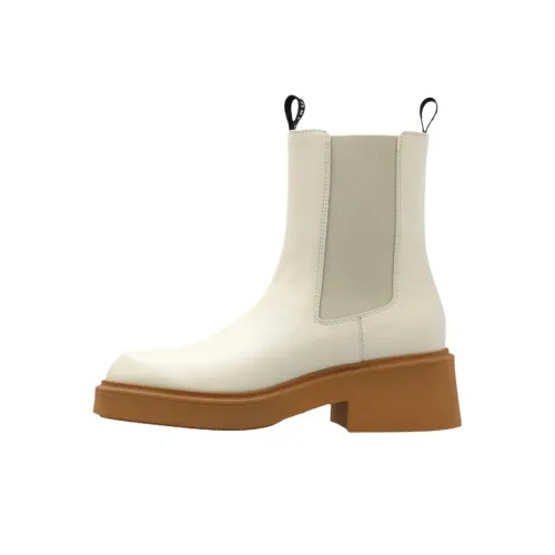 Furla Short Chelsea boots del Women's Ecru