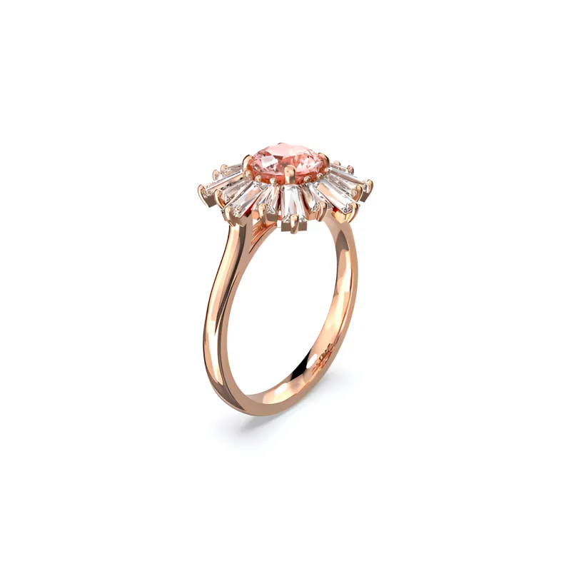 Swarovski Sunshine Rings Women's Gold-1