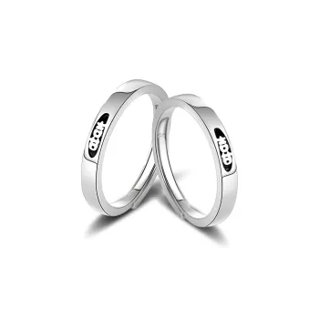 Zhiyu S999 Fine Silver Rings Unisex