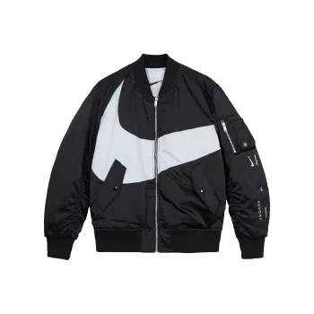 Nike Therma FIT Synthetic Phil Reversible Bomber Jacket Black
