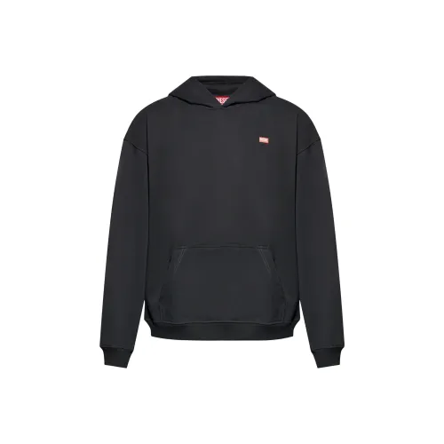 DIESEL S Boxt Hood R11 Runway Set Printed Hoodie