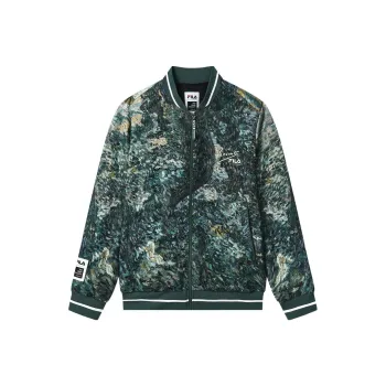 FILA Van Gogh Collaboration Collection Van Gogh Museum 2.0 Jacket Men's Peacock Green